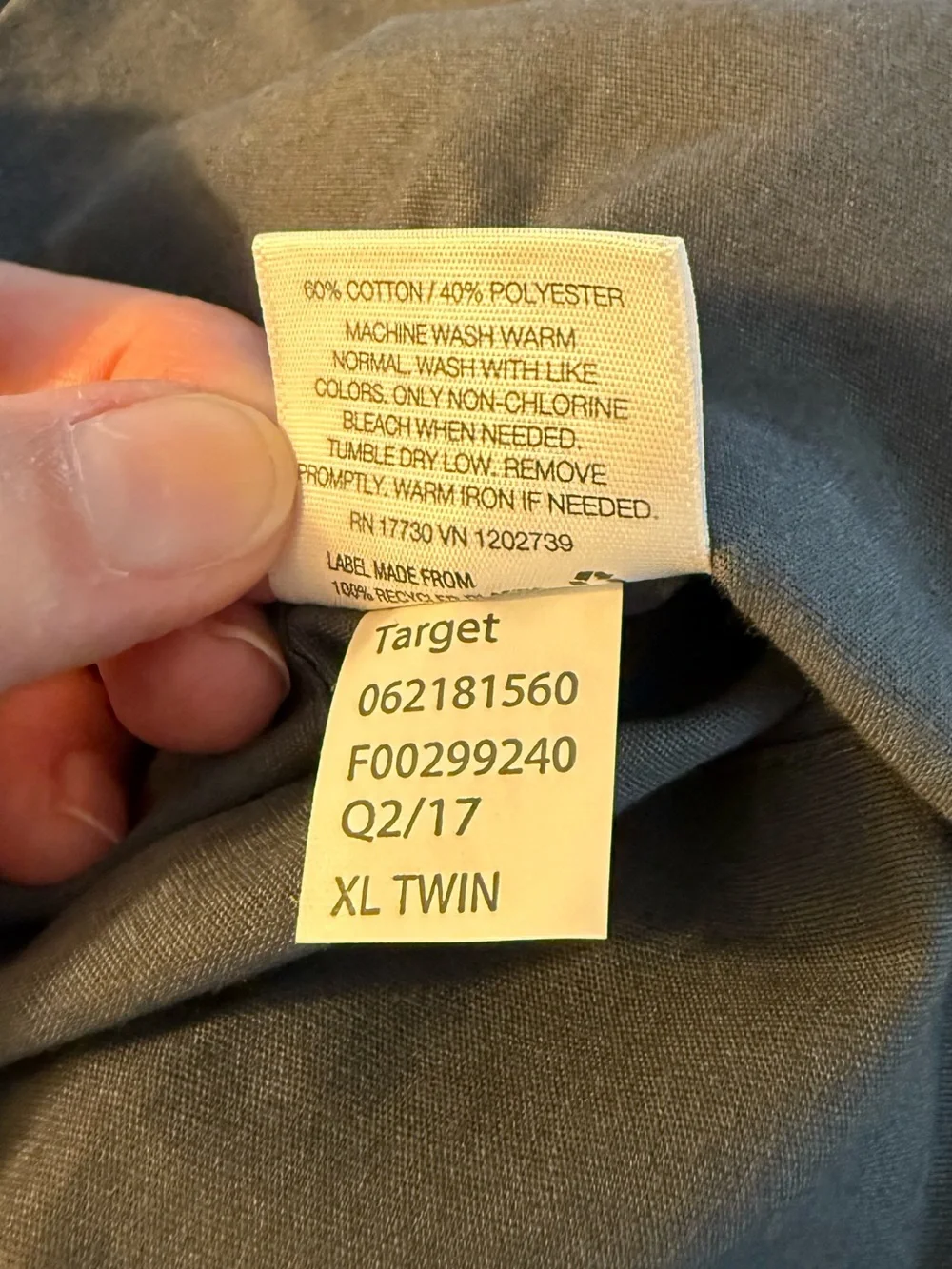 Room Essentials Twin XL Sheet Set